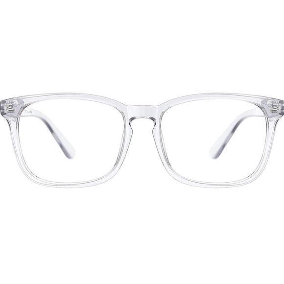 Orange Accessories - Blue Light Blocking Screen Glasses Clear Frame Computer Eye Protection Unisex